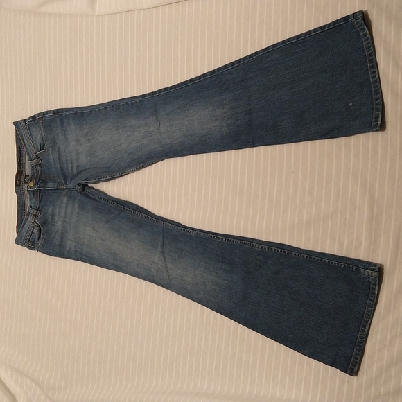 The Limited Women Wide Leg Blue Jeans - Picture 1 of 10